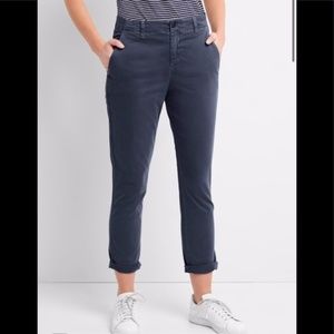 NWT GAP Girlfriend Khakis - Indigo Size 4